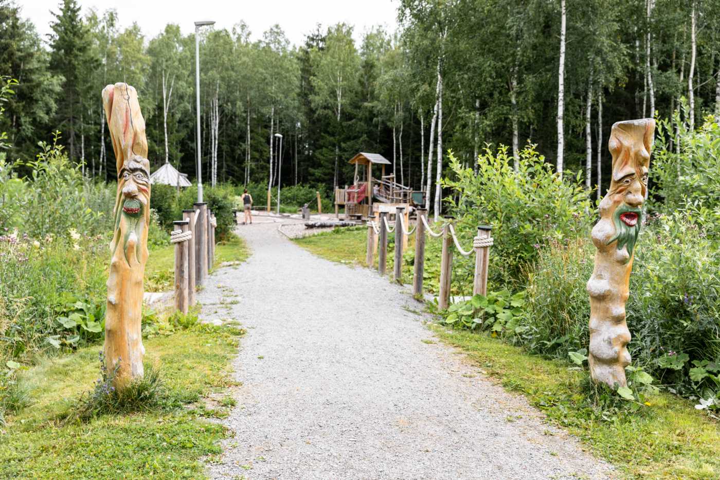 En av lekplatserna i Alsike