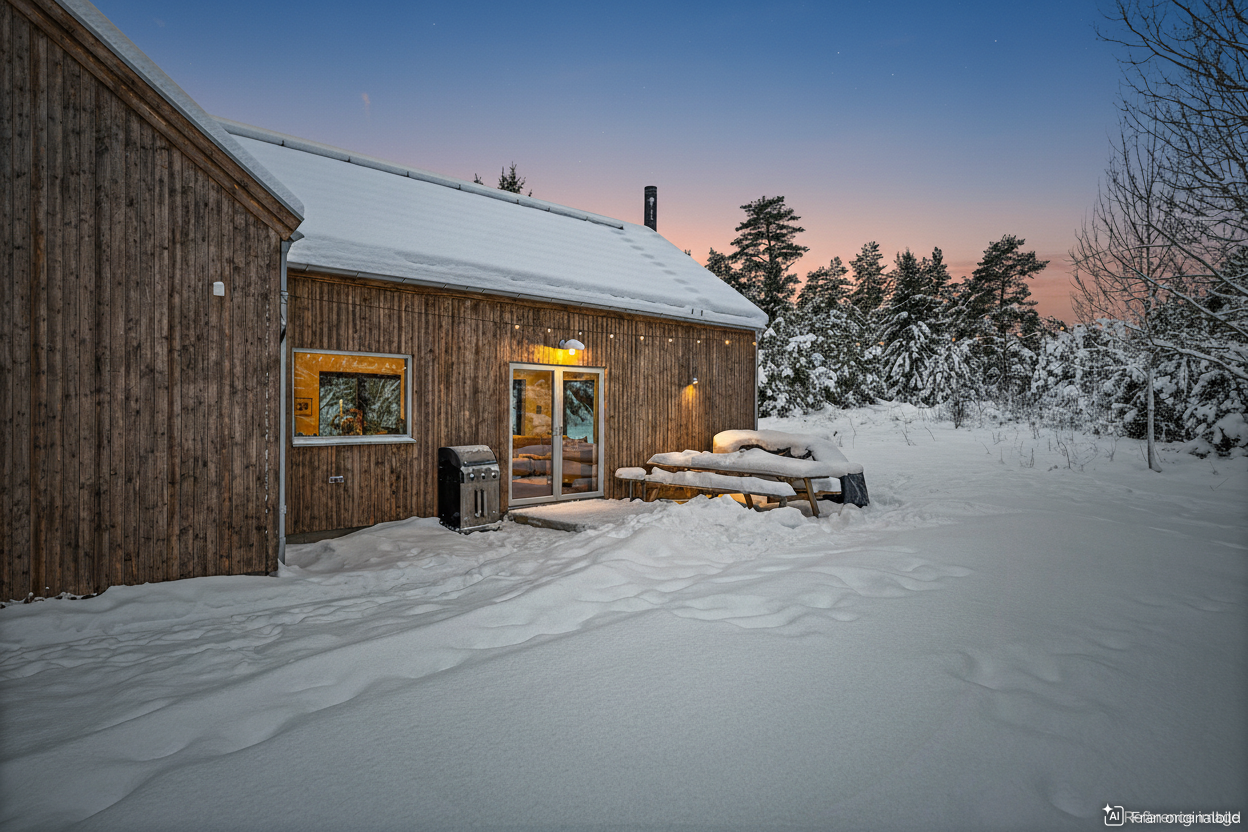 Uteplats med vacker vy över landskapet