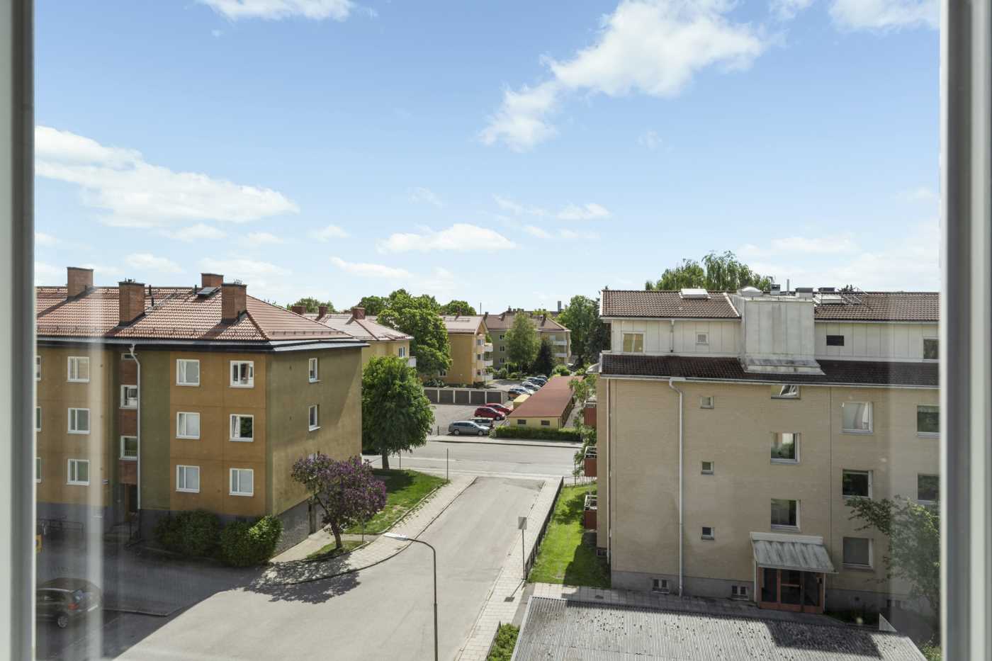 Fin utsikt från lägenheten