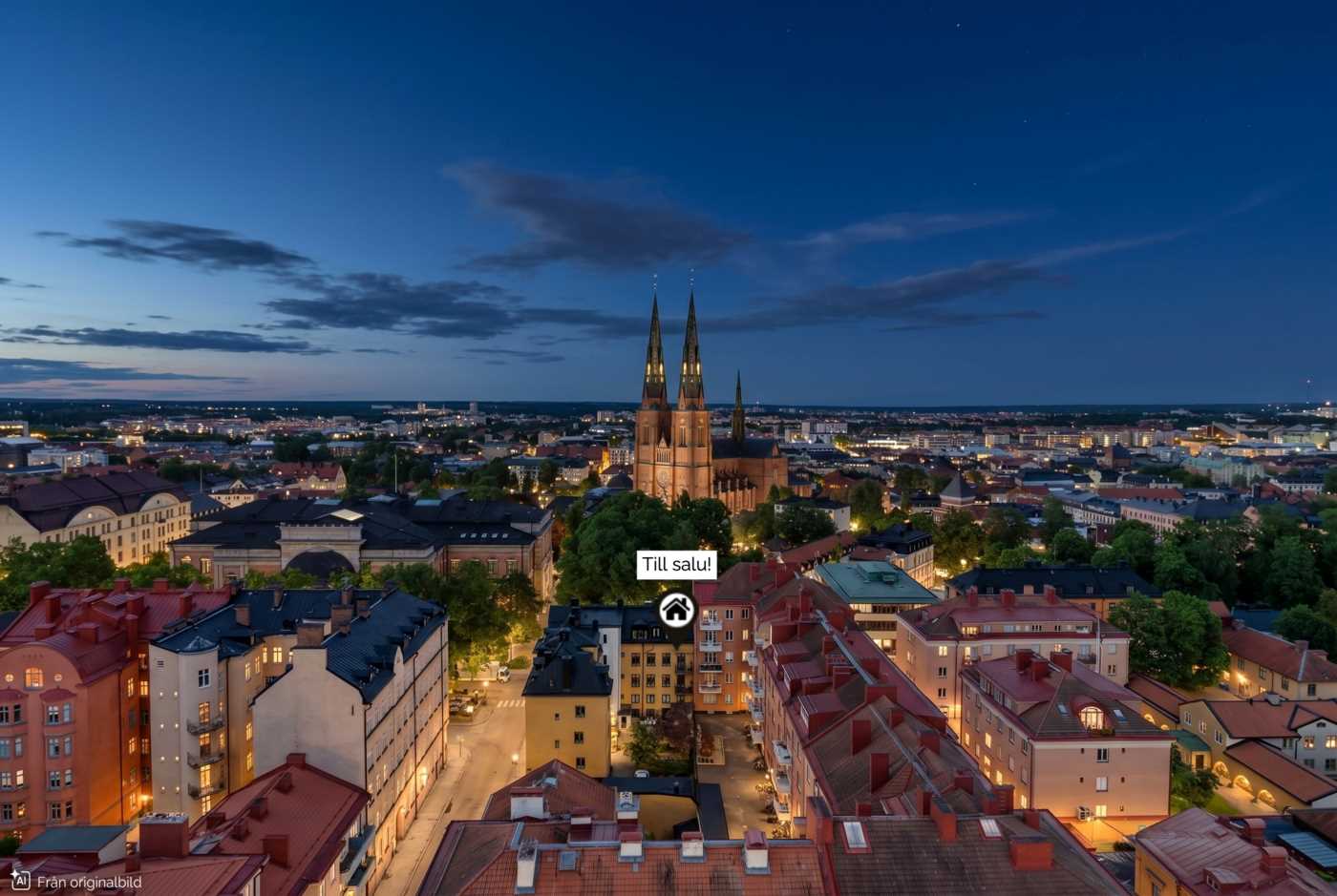AI redigerat kvällsljus på denna bild