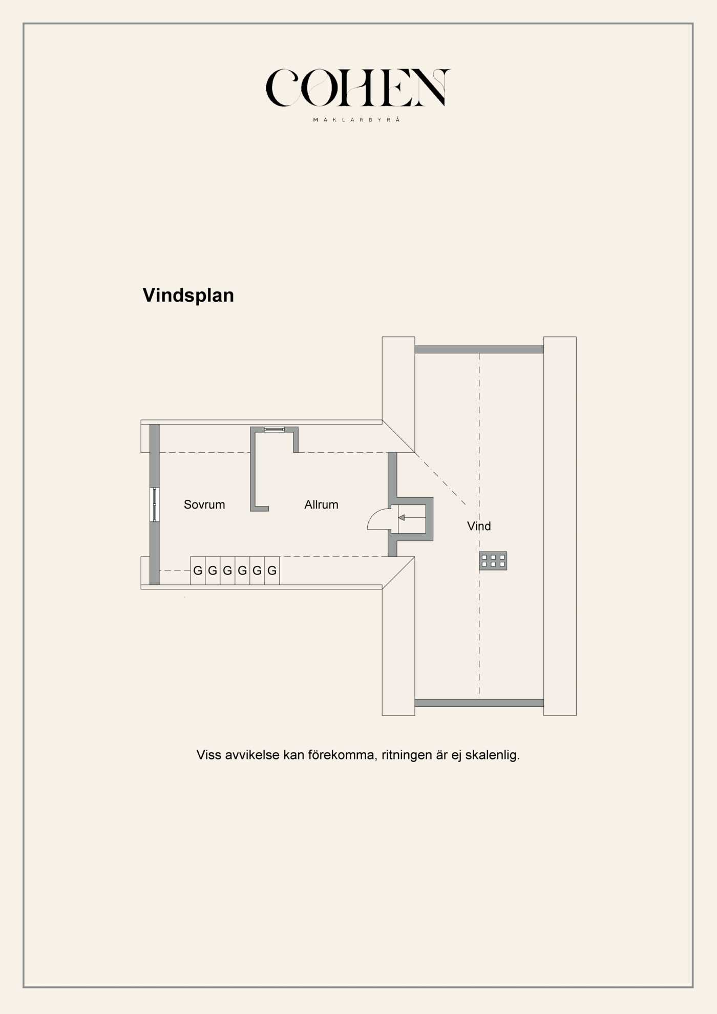 Planlösning - Övre plan