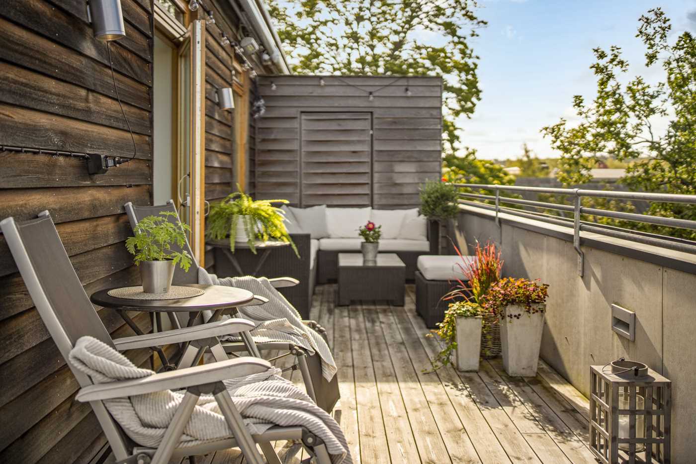 Terrass på entréplan