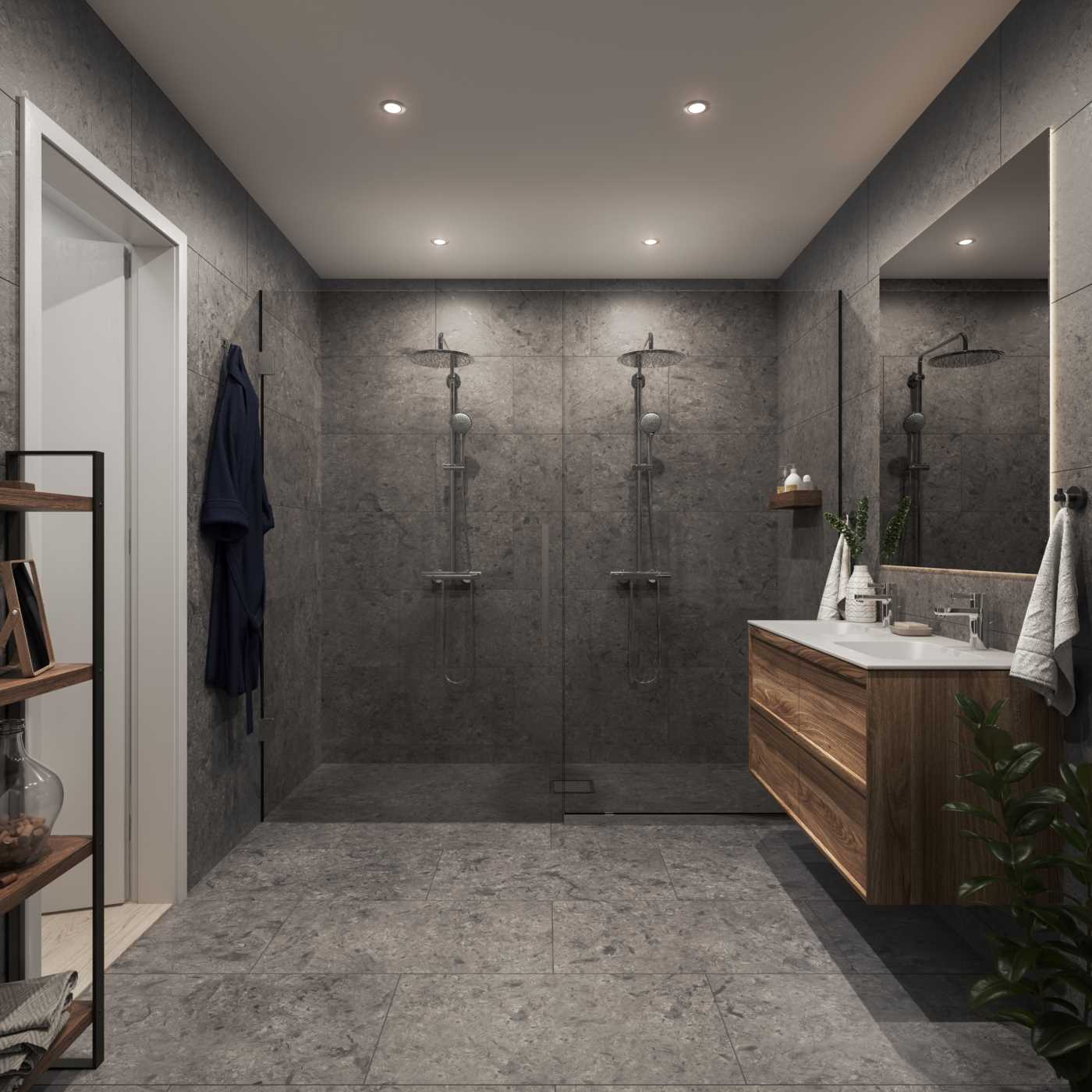 Badrum Renderad bild