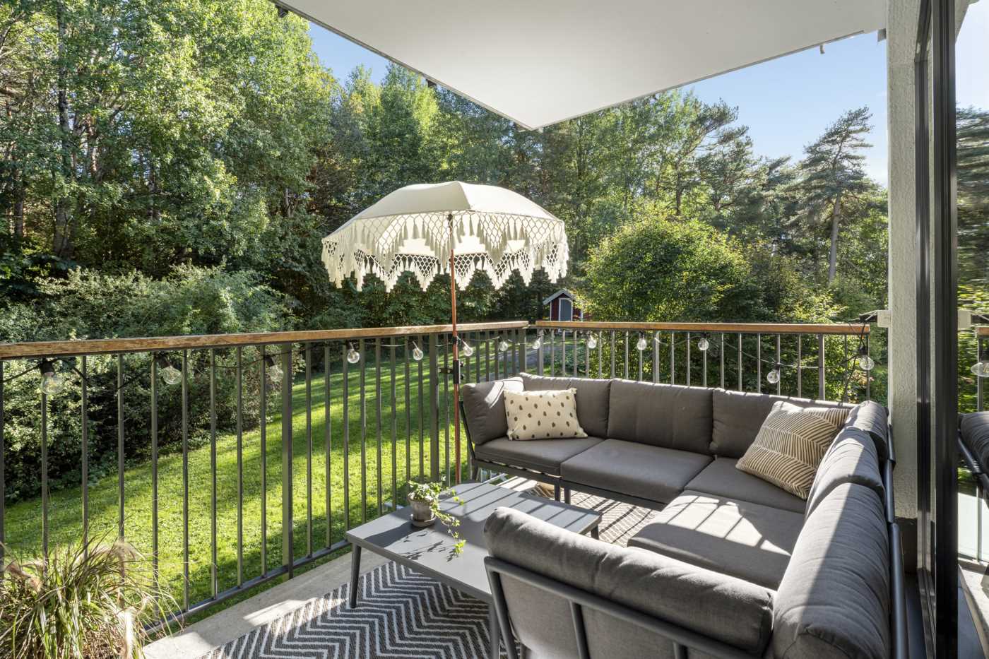 Balkongen mot stadsskogen