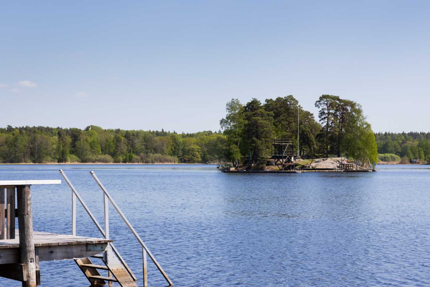 Badholmen i Marielund