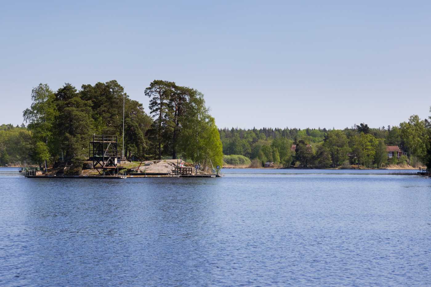 Badholmen i Marielund